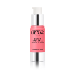 Lierac Supra Radiance Siero Occhi Illuminante antirughe per il contorno occhi a base di estratti vegetali e polveri soft focus.